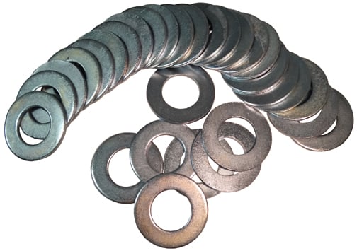 What is the material and finish of item #1525 washer