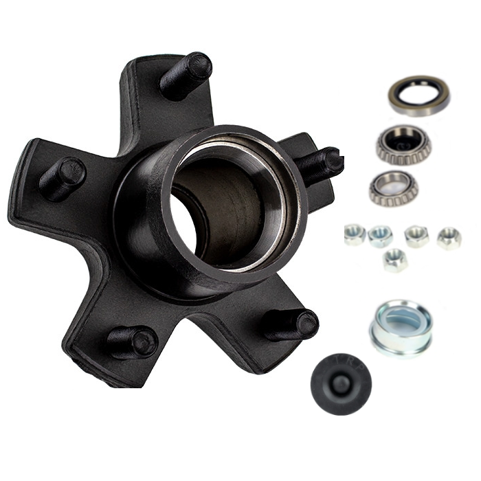 Dexter 008-248-05 Trailer Hub w/ 44649 & 68149 Bearings - 5 on 4 1/2 Bolt Circle Questions & Answers